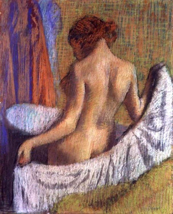 Edgar Degas After the Bath, woman with a Towel